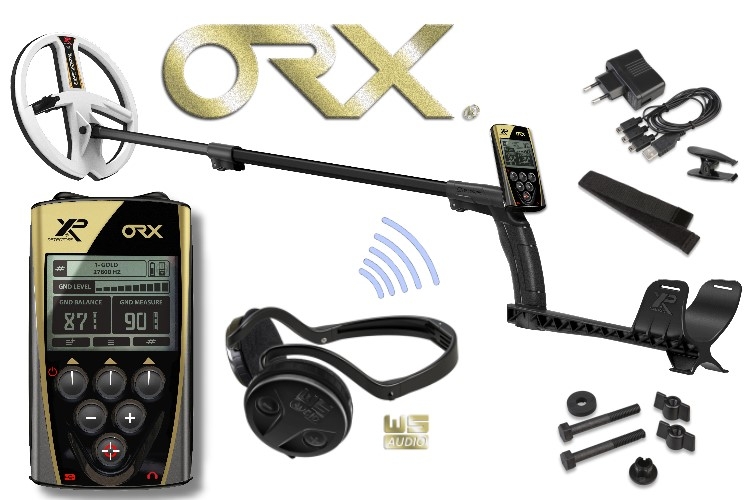 Metalldetektor XP ORX Komplettset mit Funkkopfhörer WSA und 22.5cm HF Spule